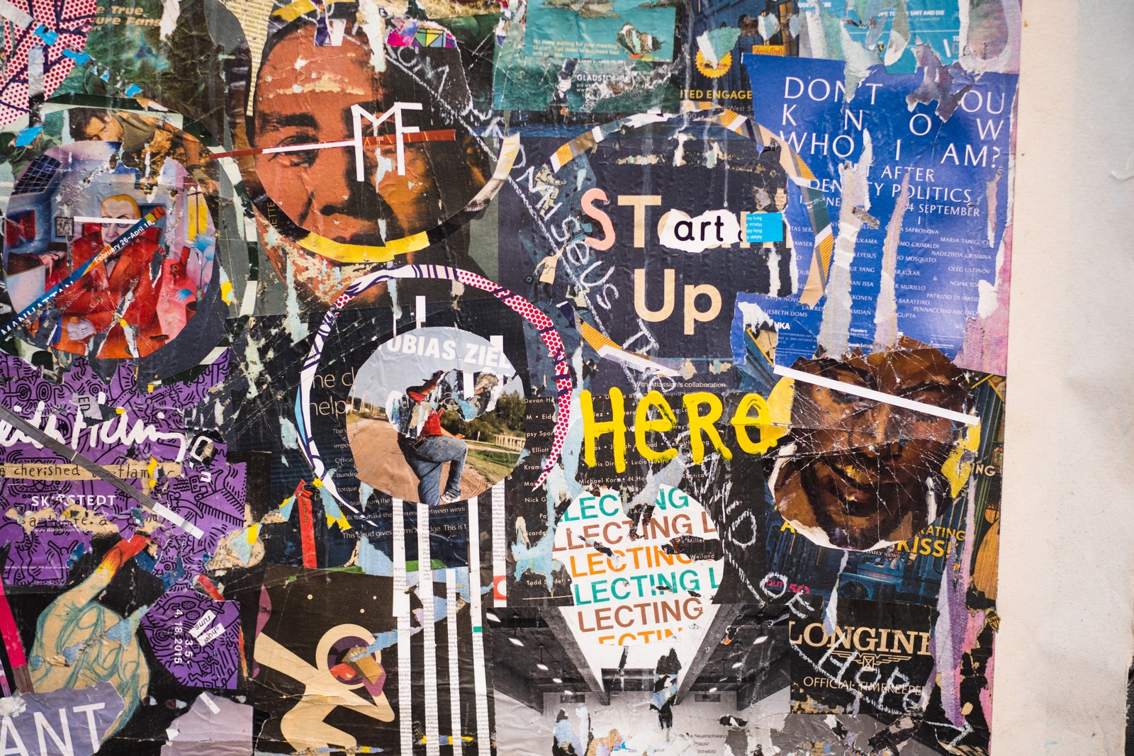 Urban Collage of Expression