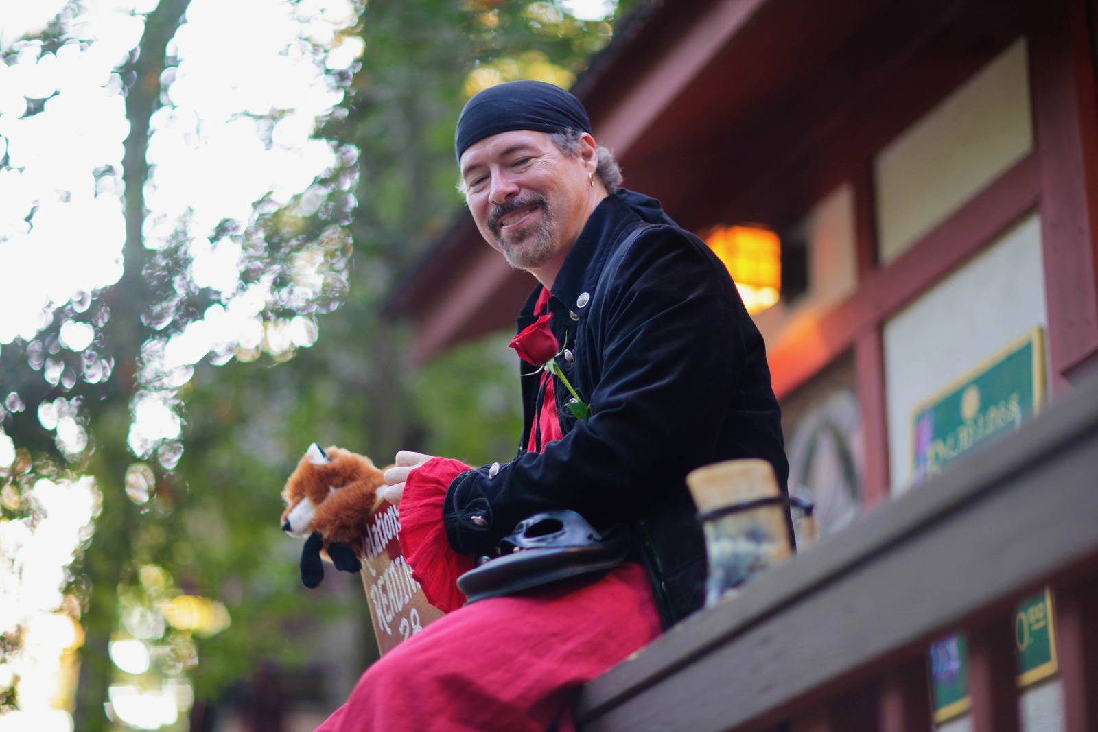 Whimsical Portrait in Nature