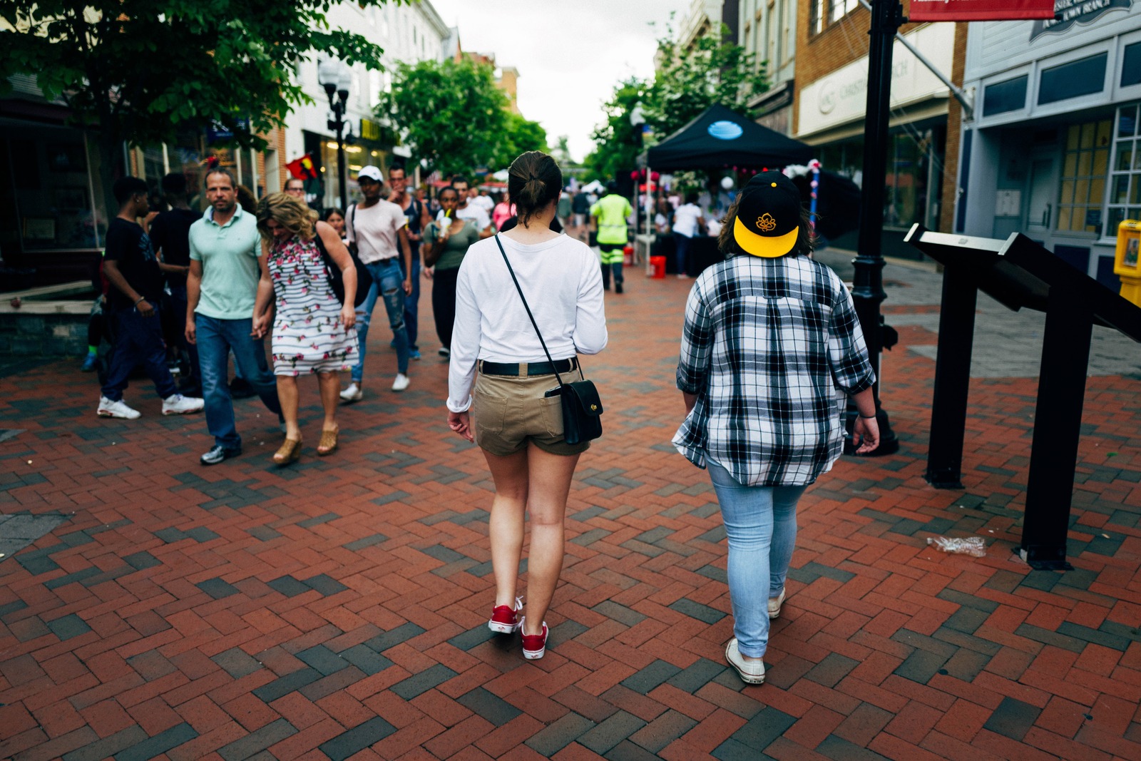 City Stroll on a Cloudy Day
