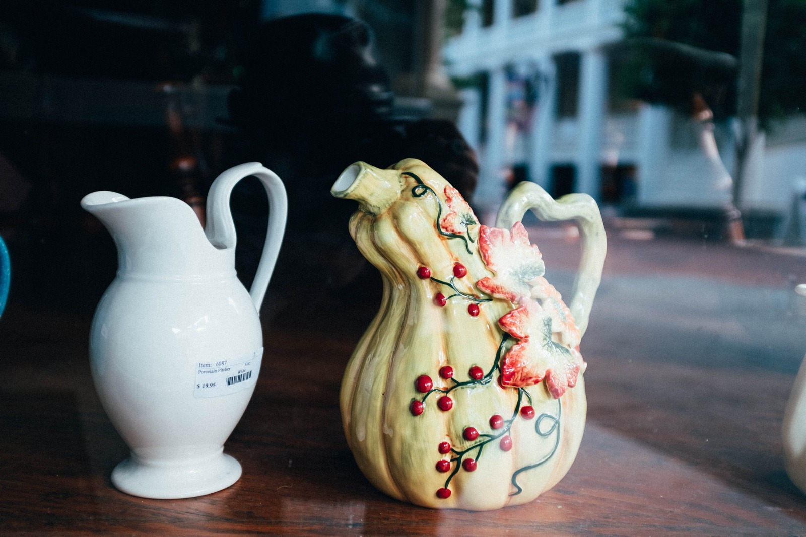 Vintage Pottery Display