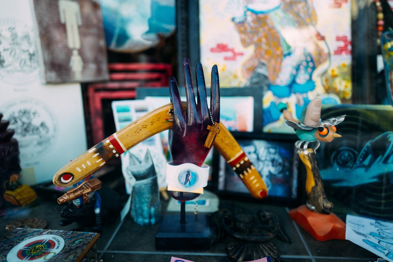 Eclectic Display of Artifacts