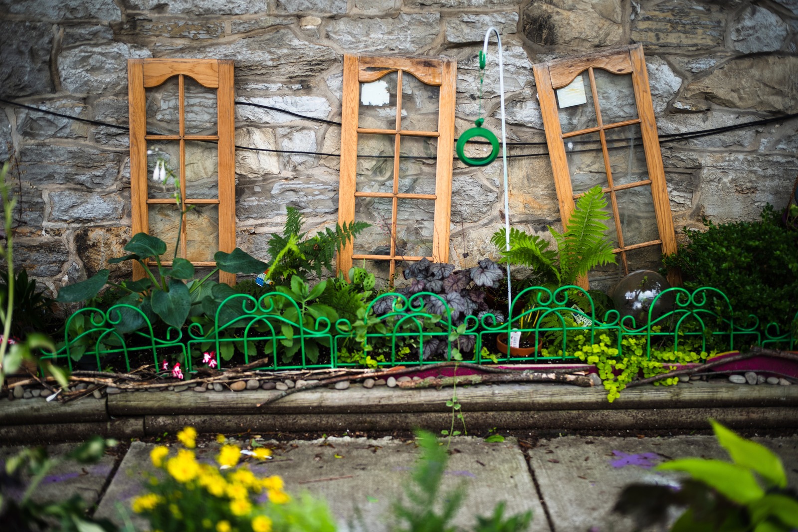 Whimsical Garden View