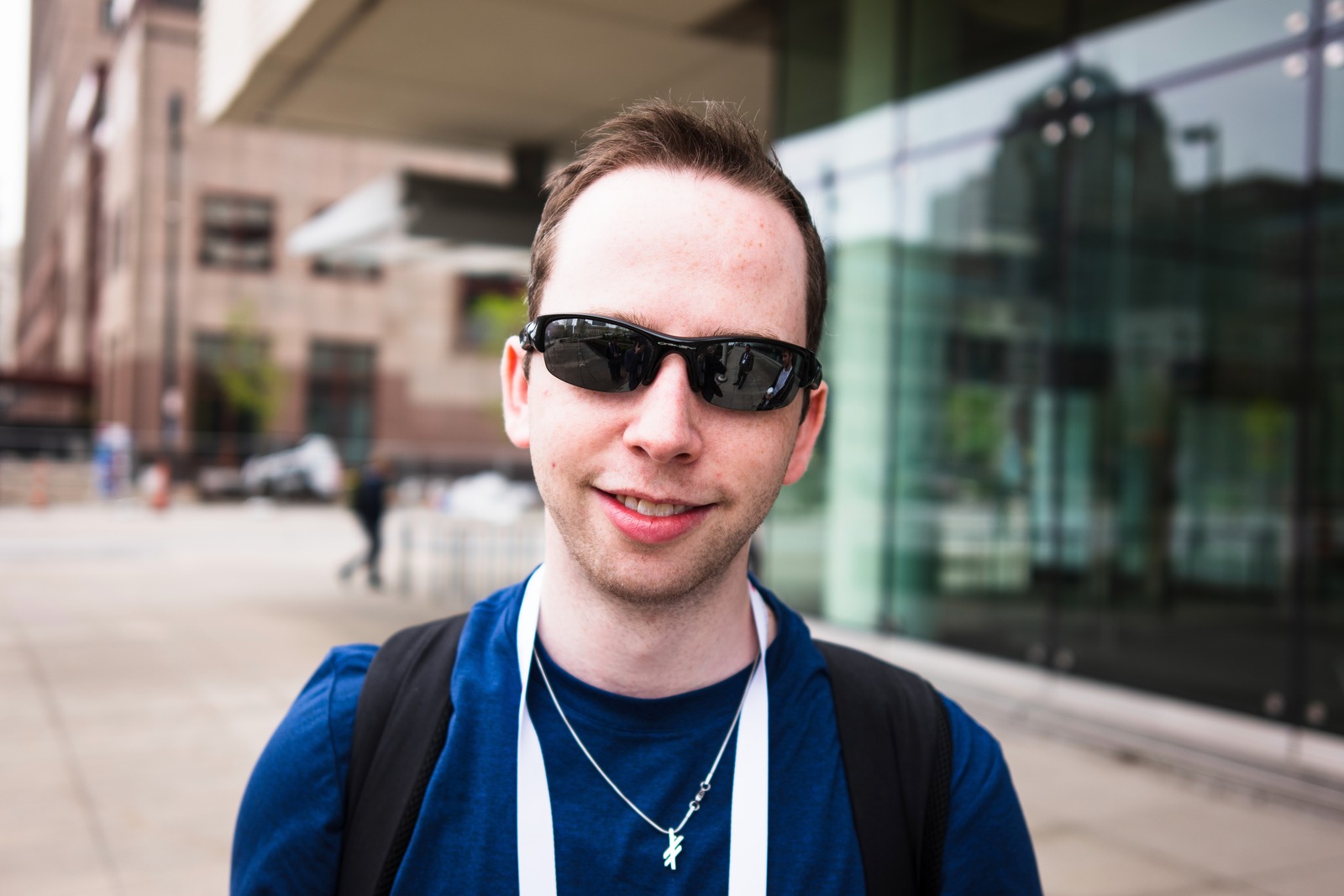 Confident Smile in the City