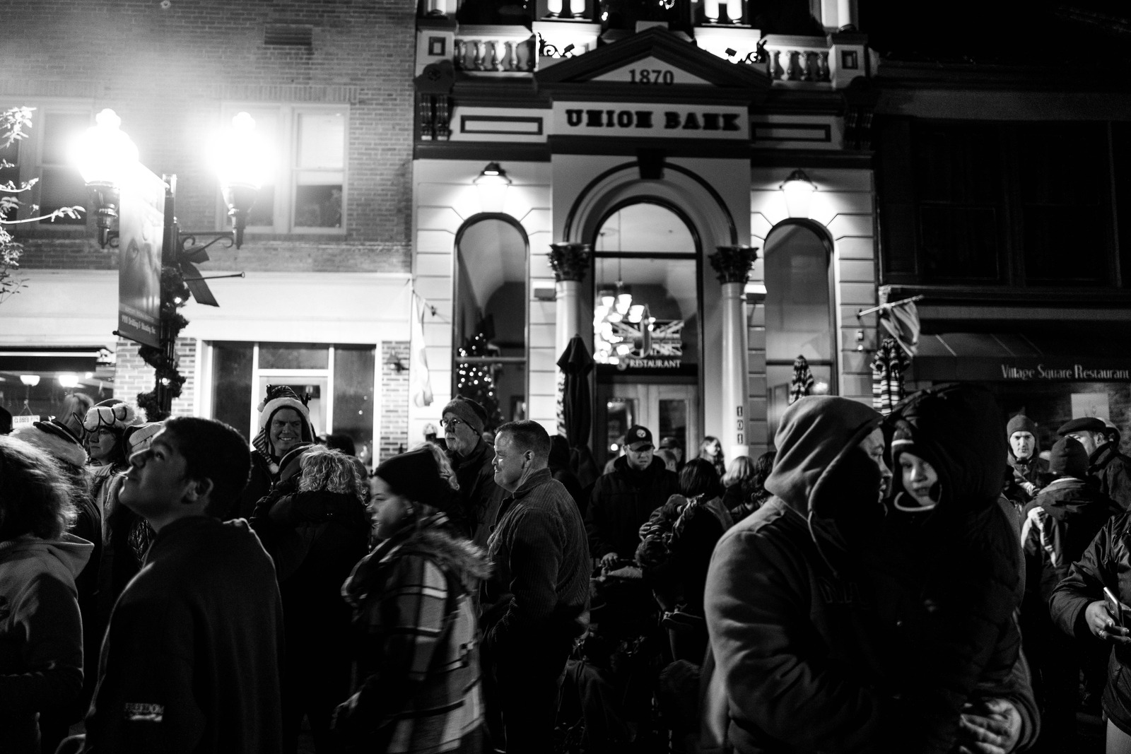 Night Crowd at Union Bank