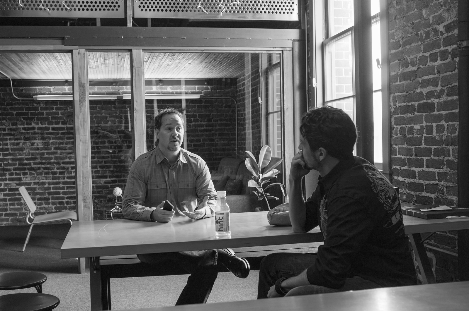 Intimate Conversations in Monochrome