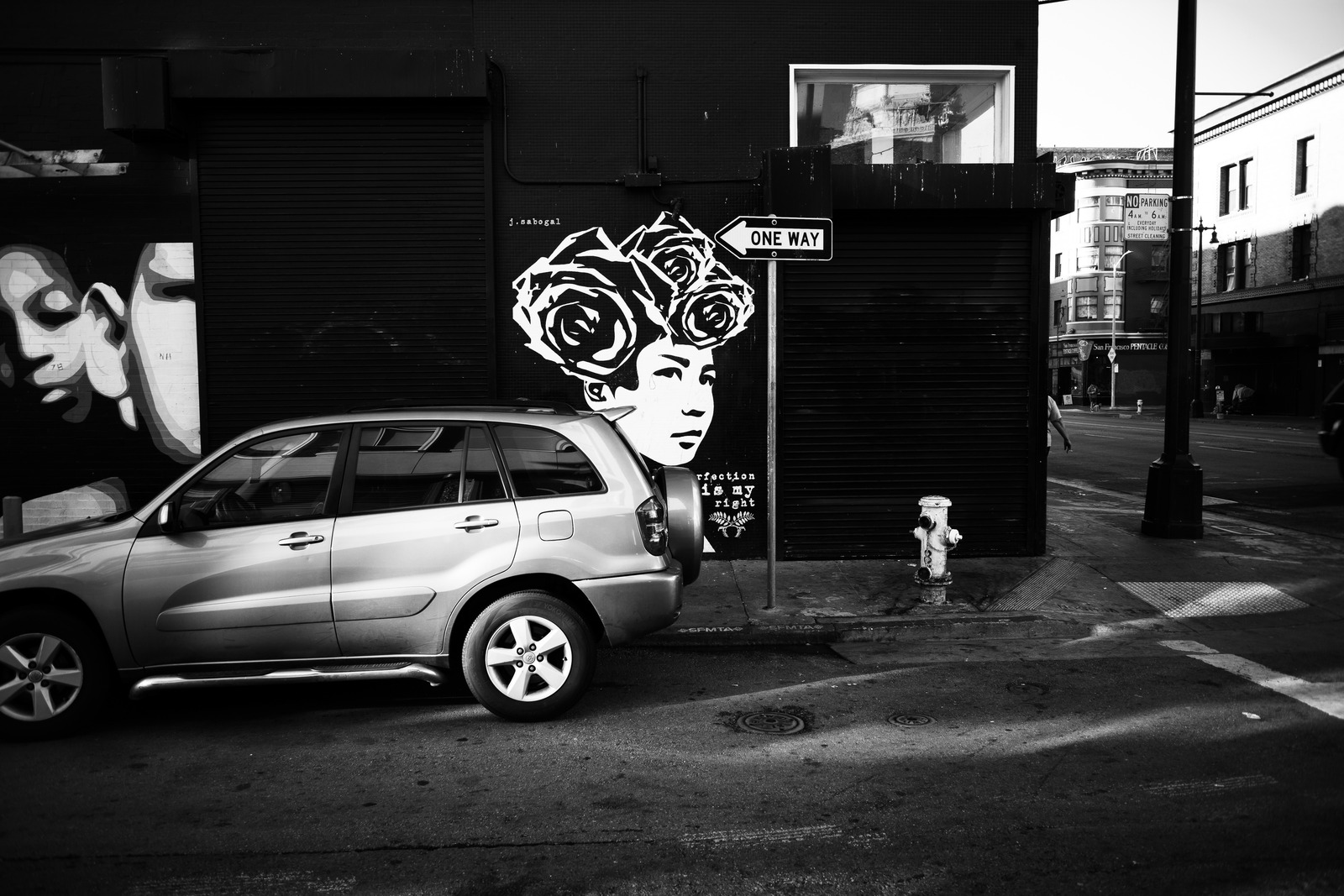 Urban Serenity in Monochrome