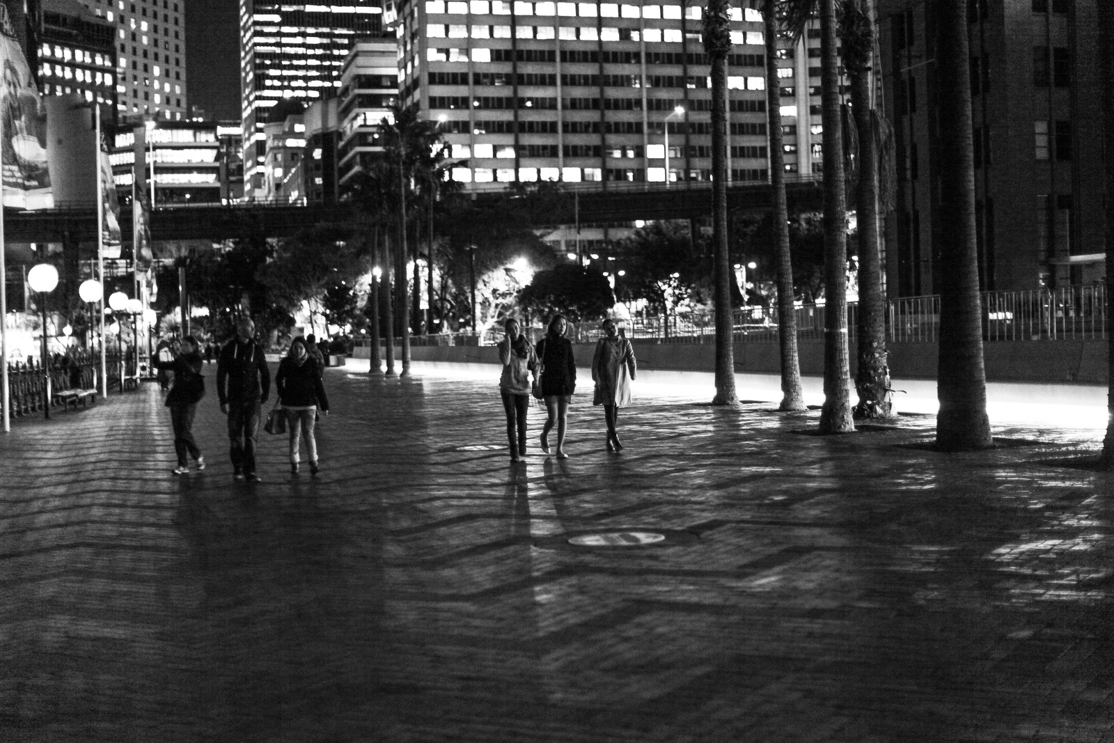 Nighttime Stroll in the City