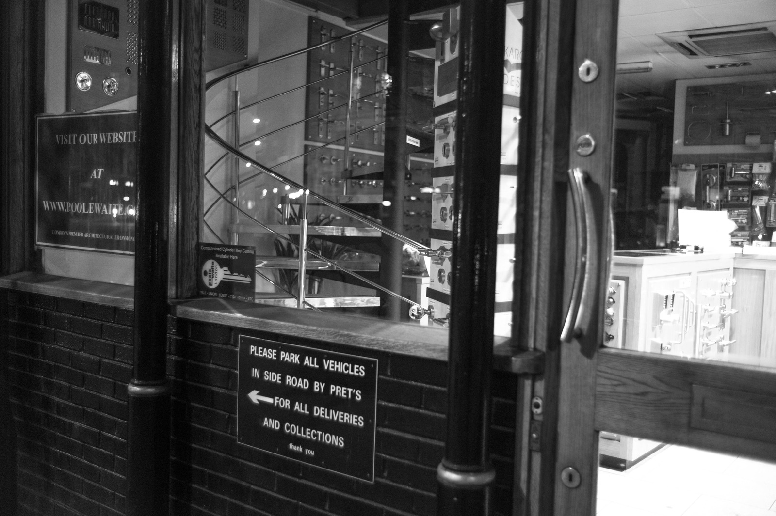 Urban Entrance at Night