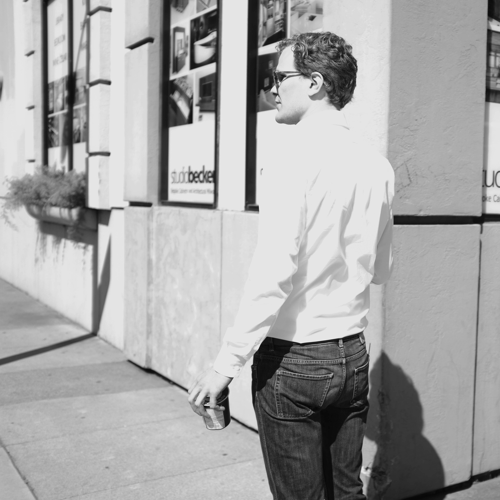 Urban Solitude in Monochrome