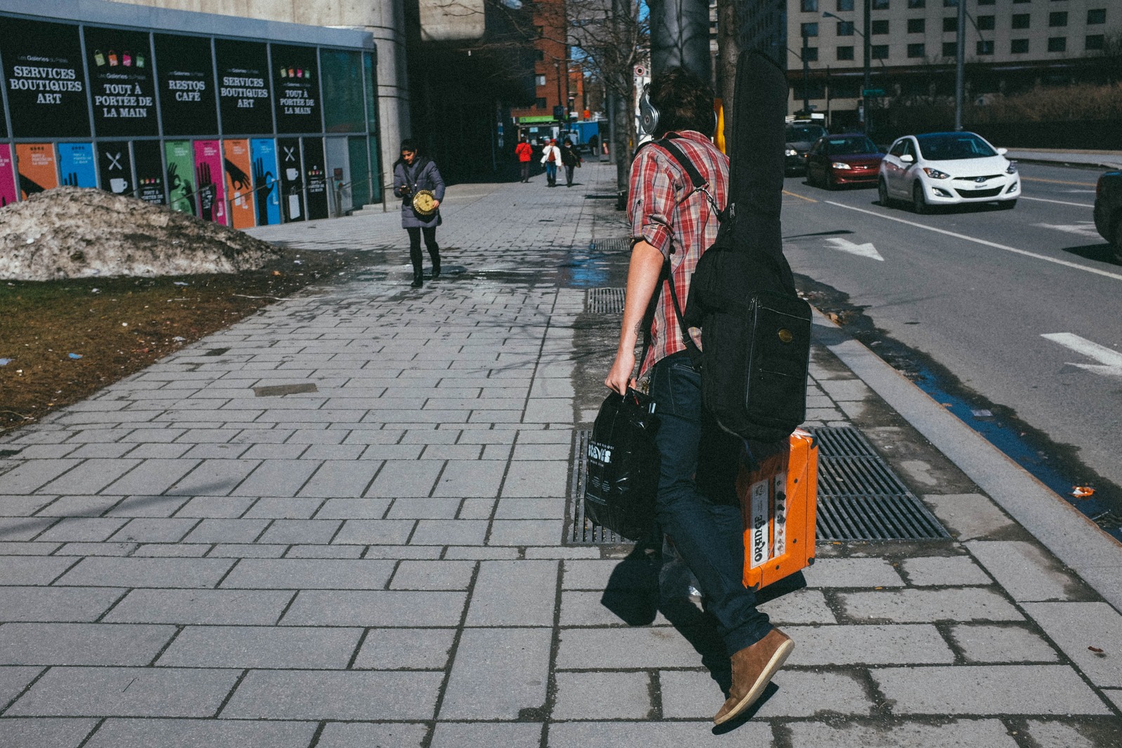 Urban Stroll with Music