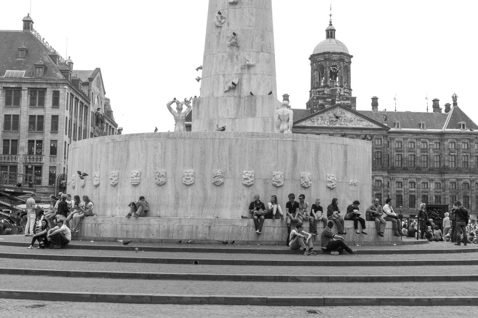 Quiet Moments in the Square