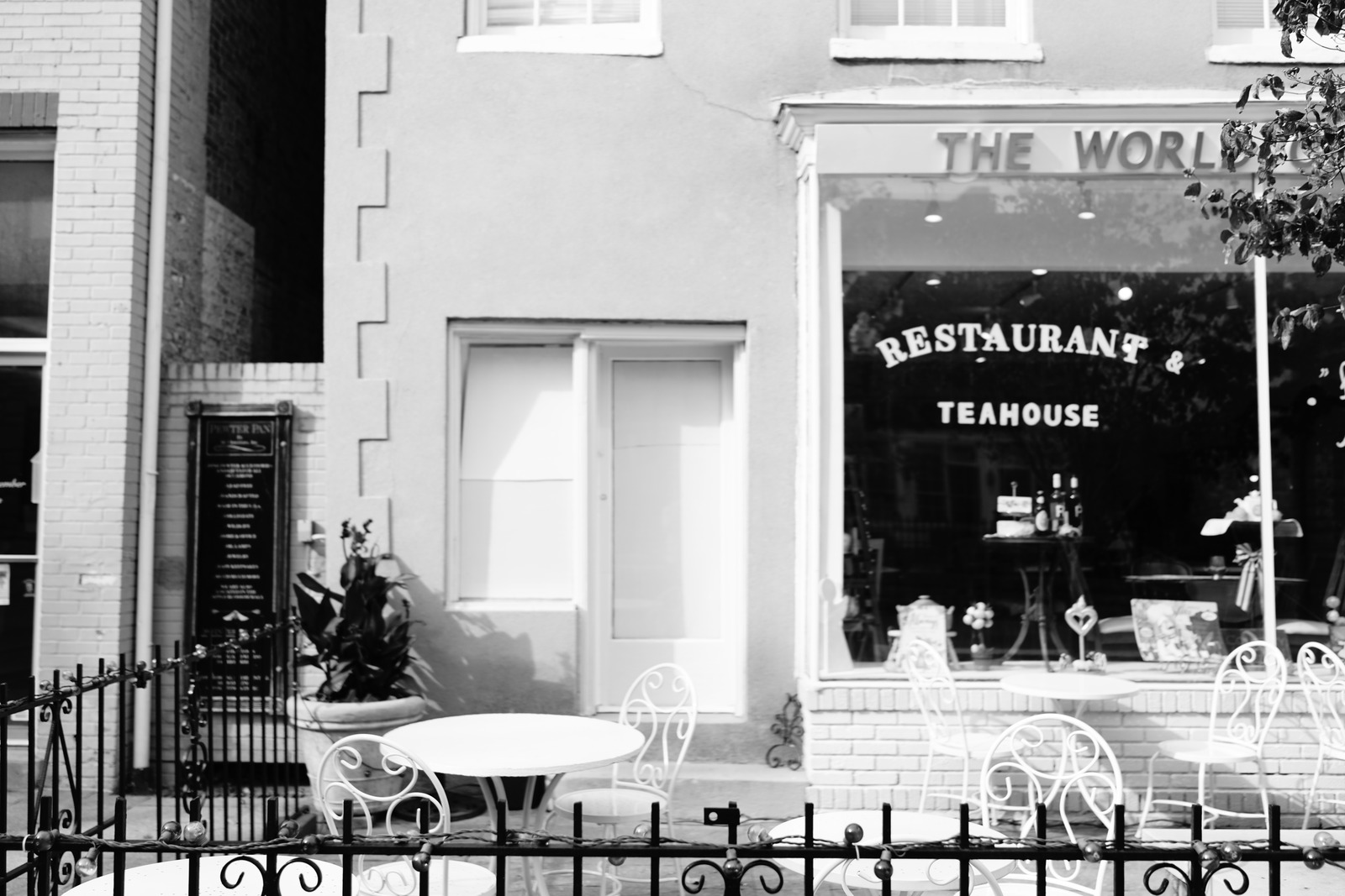 Charming Tea House Facade