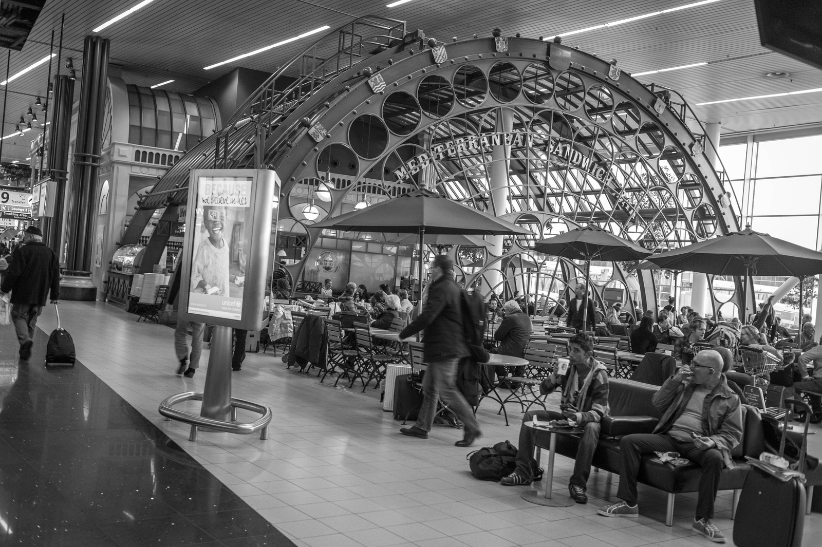 Urban Oasis in Monochrome