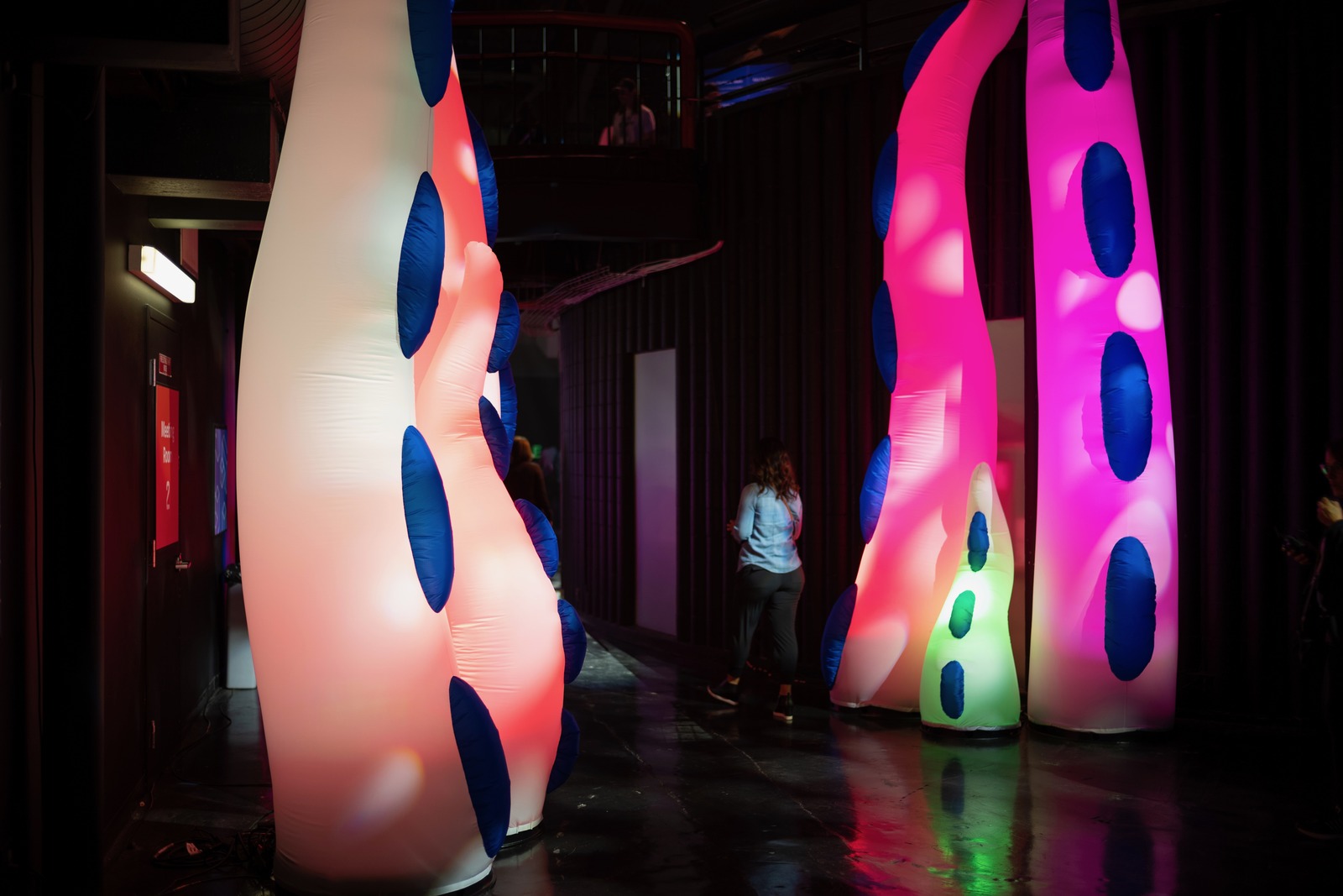 Whimsical Tentacle Installation