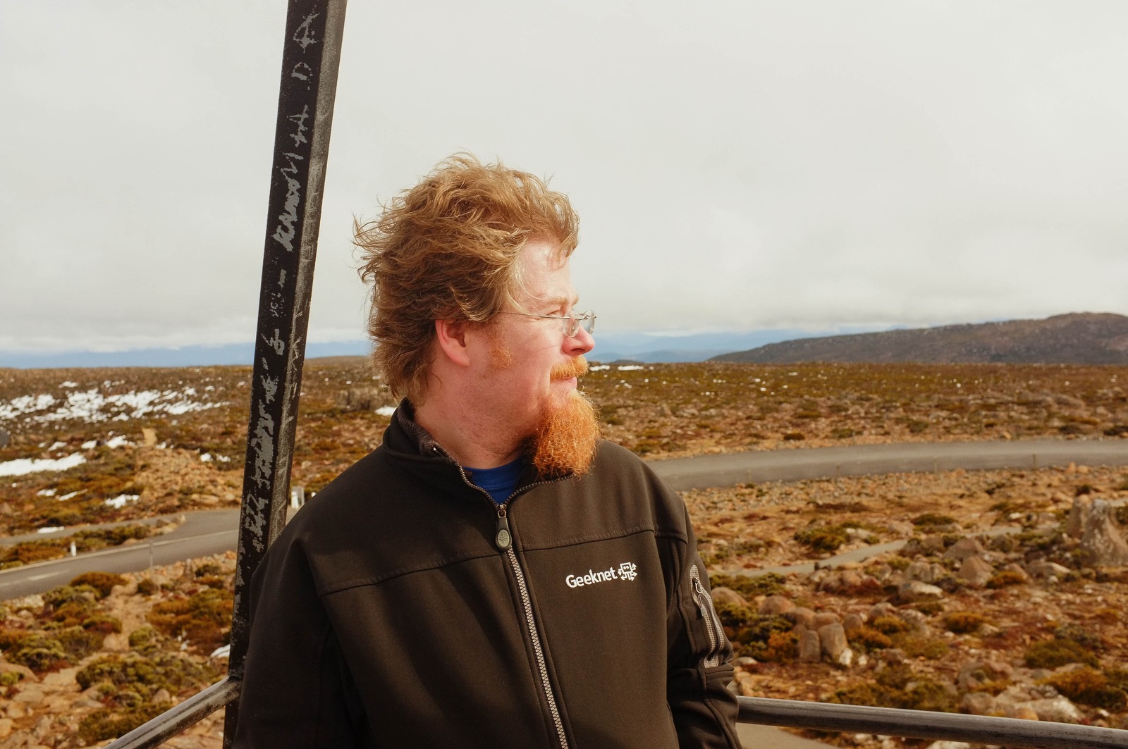 Contemplative Mountain Vista