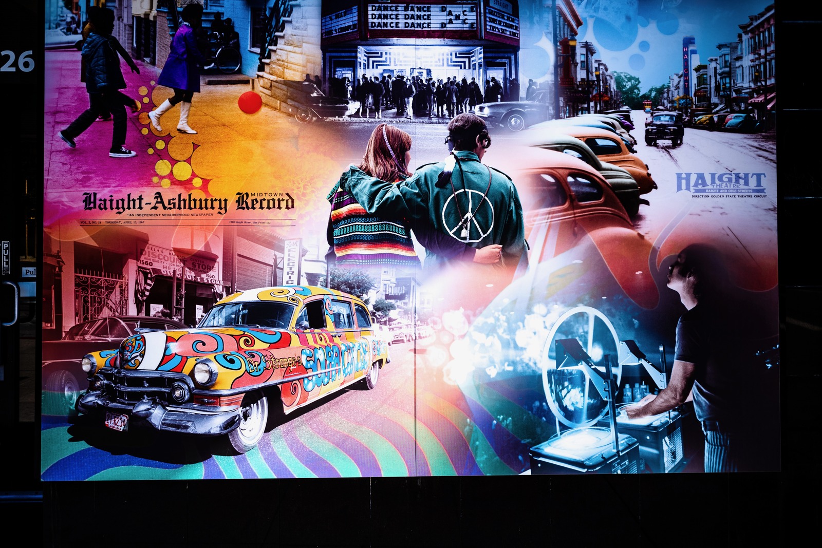 Vibrant Haight-Ashbury Mural