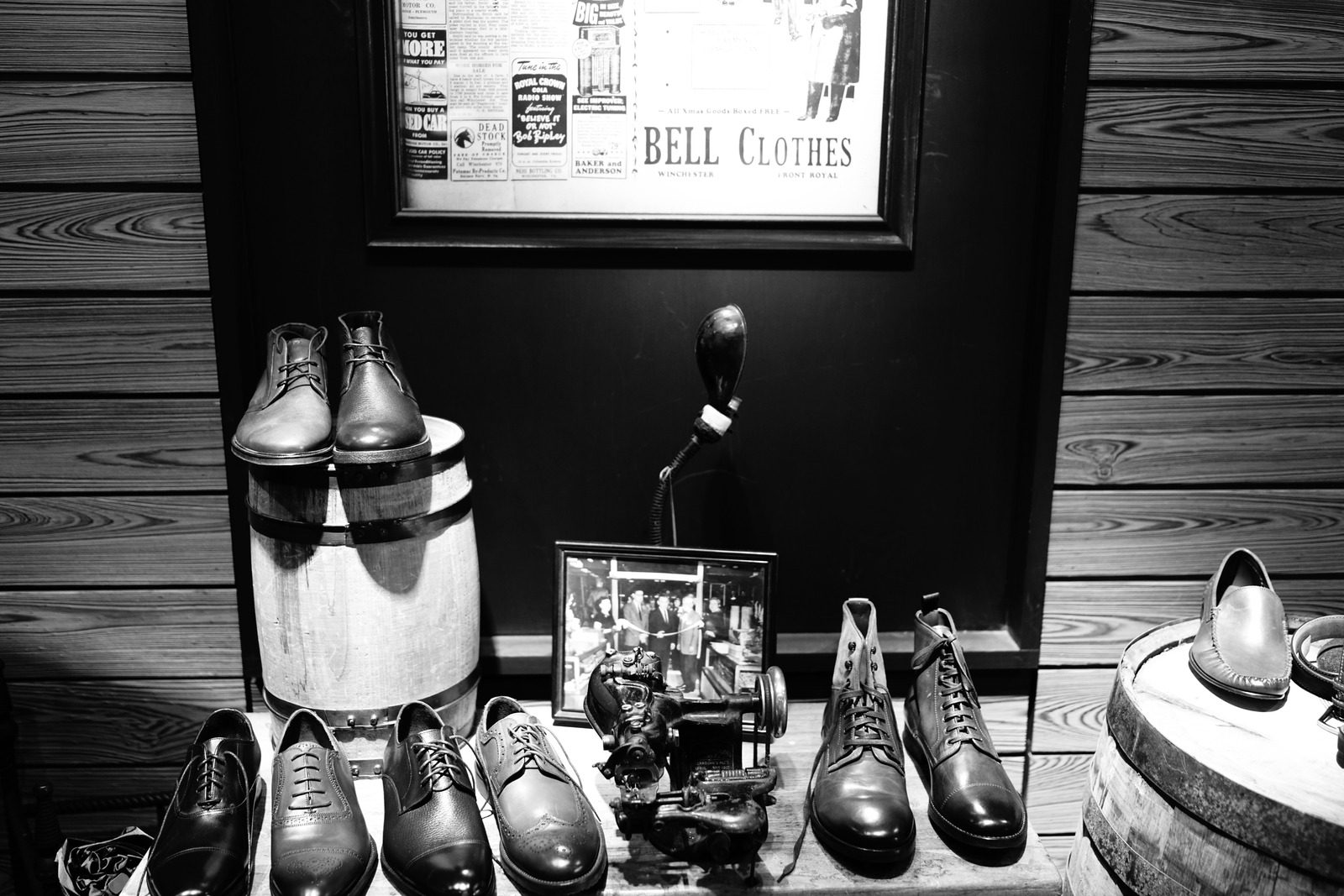 Vintage Shoe Display