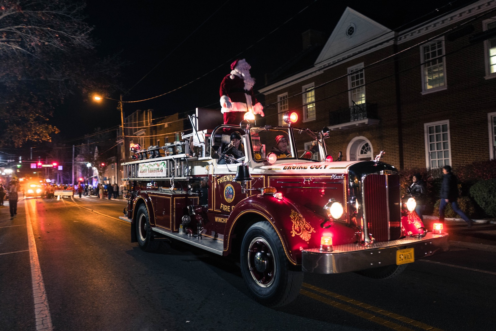 Festive Firetruck Parade