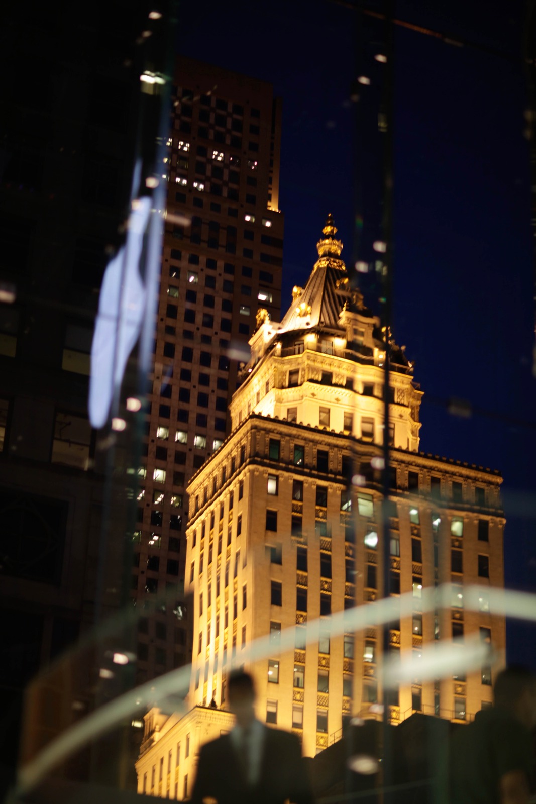 Glistening City Reflections