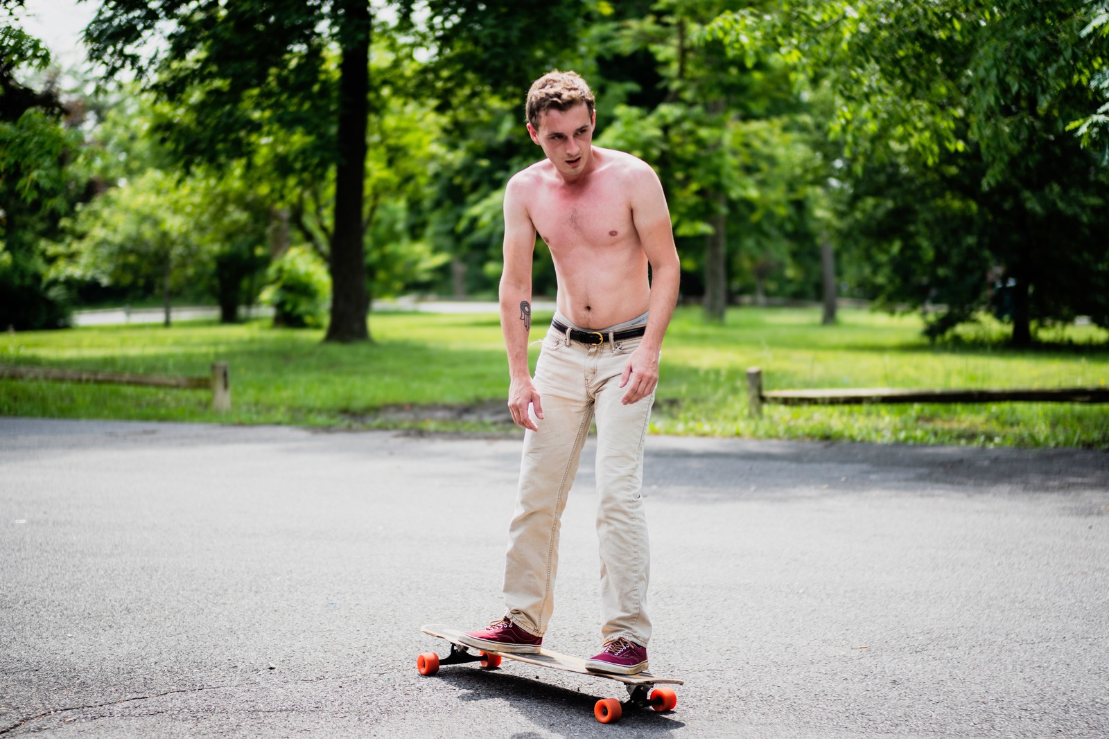 Skateboarder in Motion