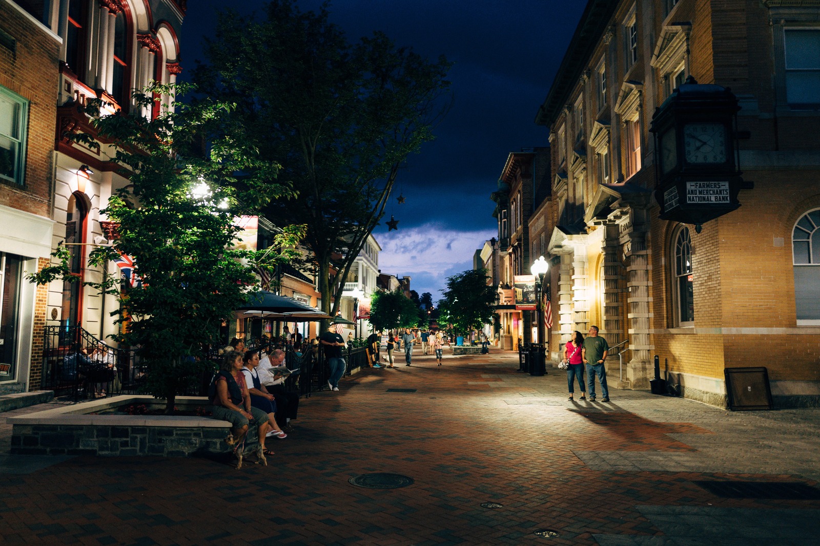 Evening Stroll in the City