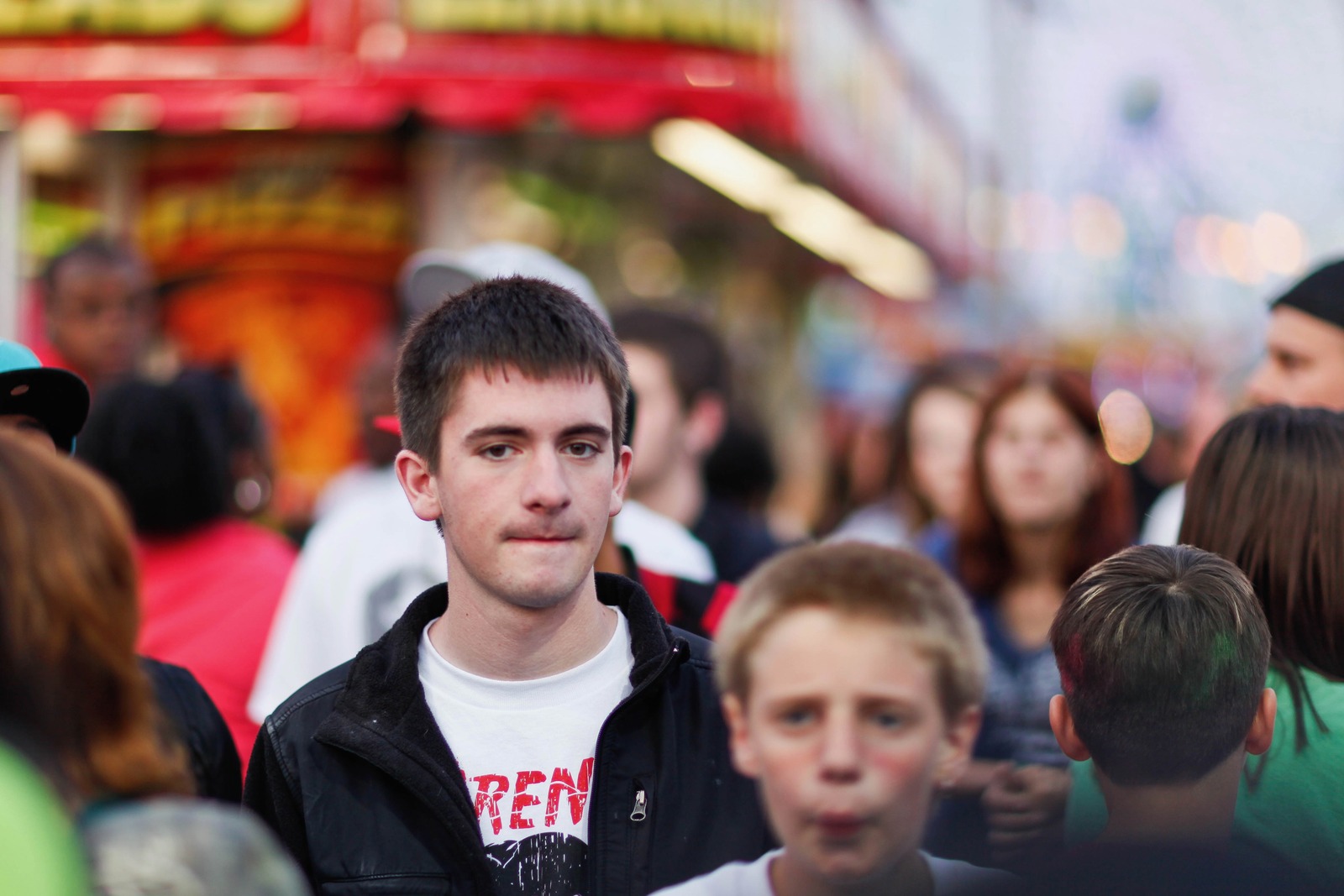 In the Crowd's Embrace