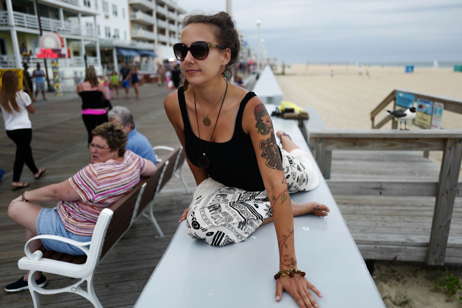 Beachside Reflection