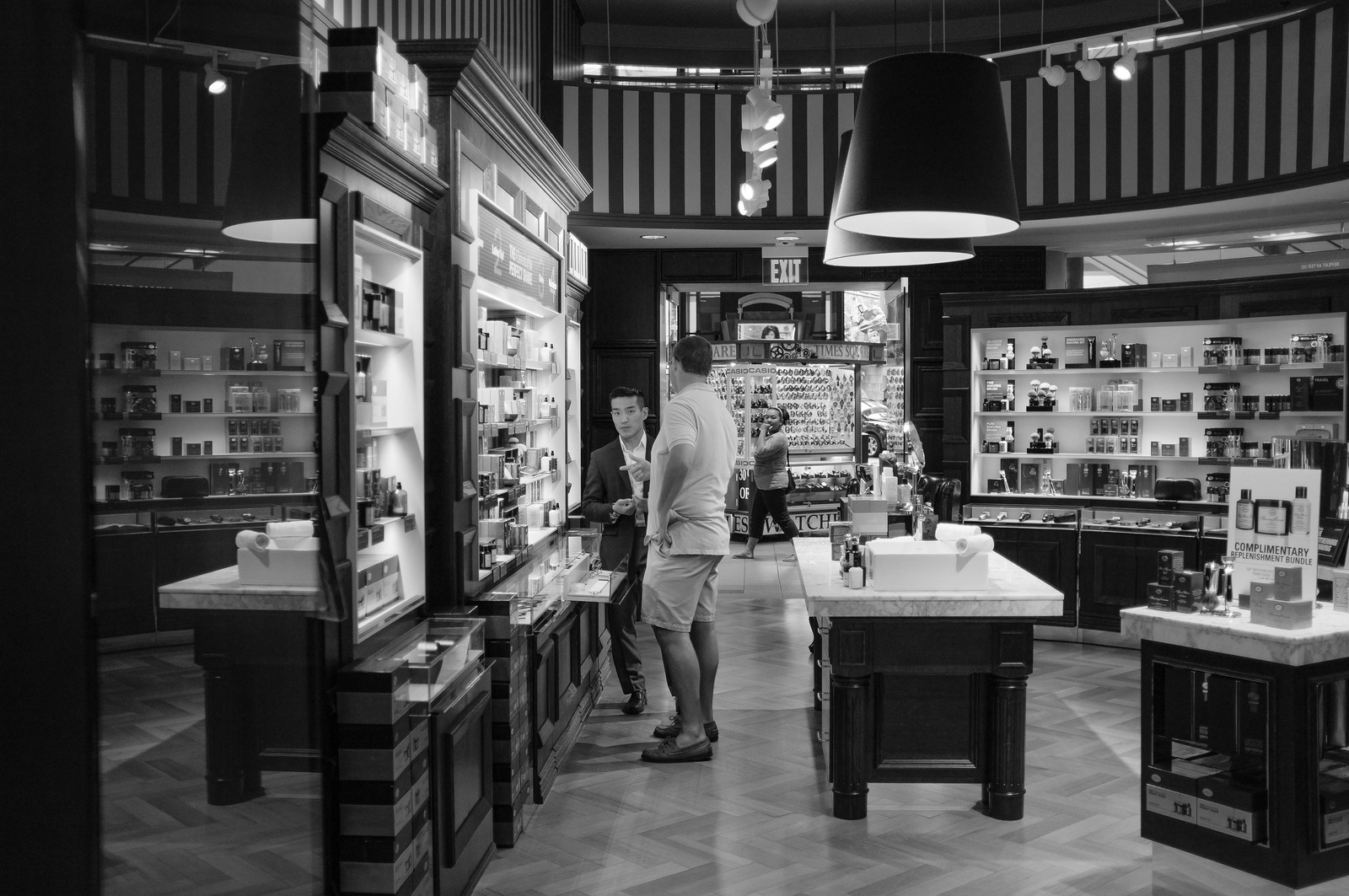 Elegant Encounter in Monochrome