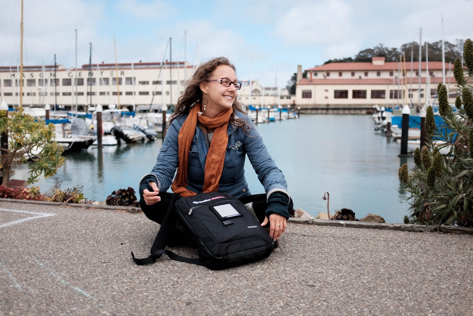 Joyful Waterside Moment