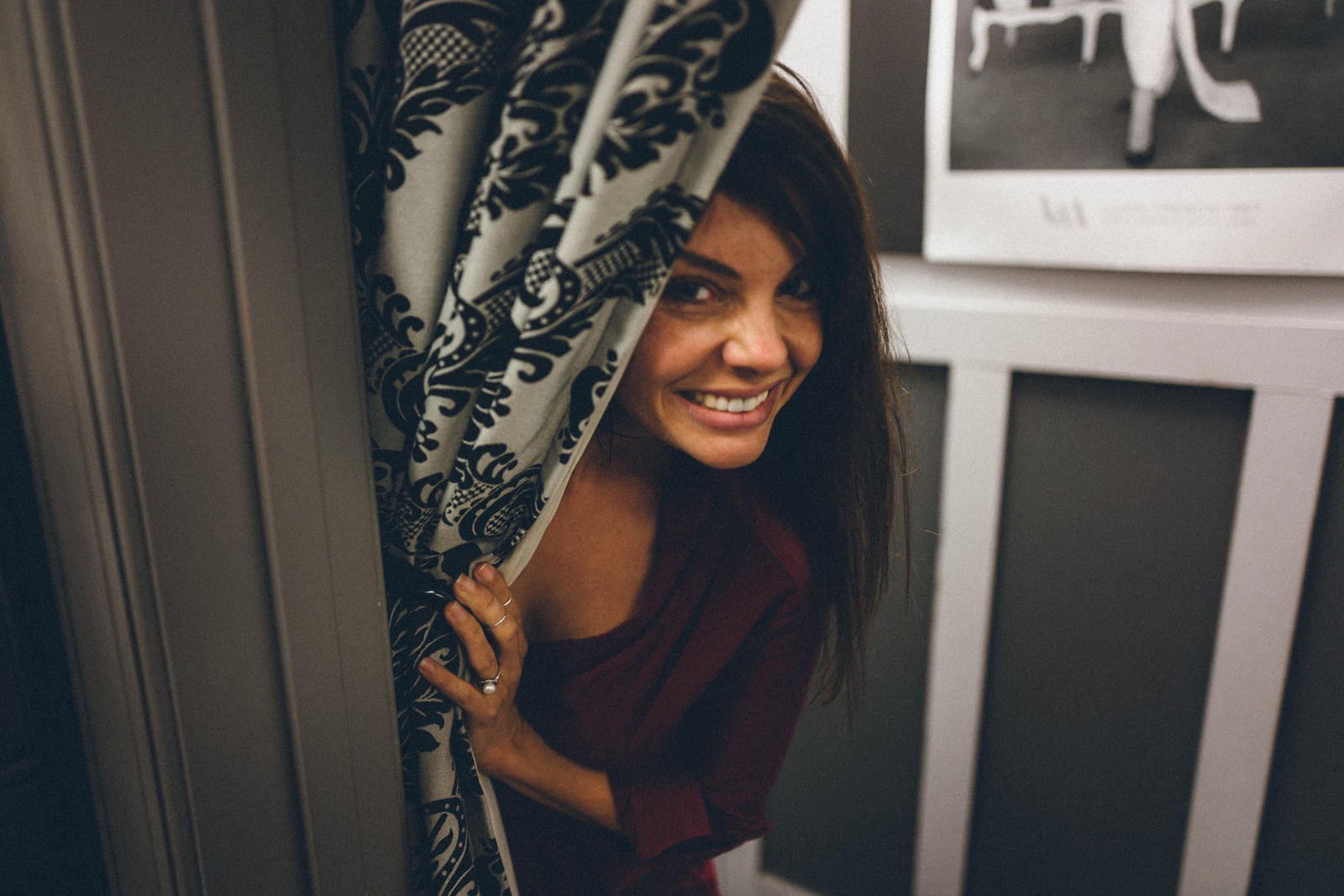 Whimsical Peek Behind the Curtain