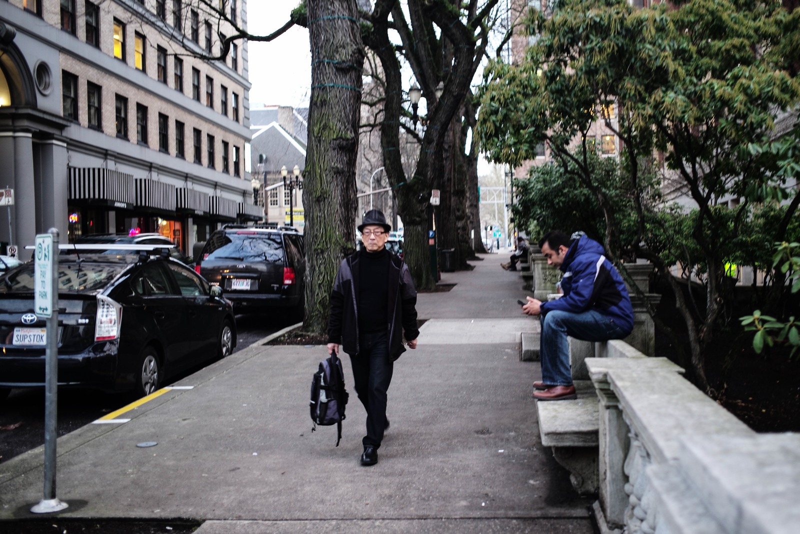 Urban Stroll at Dusk