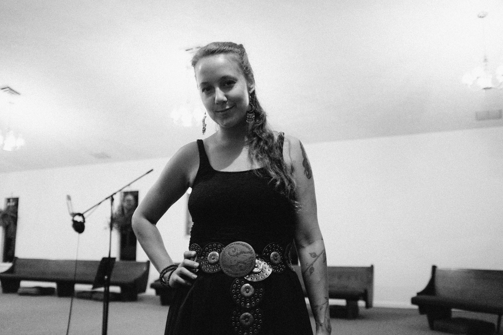 Poised in Monochrome