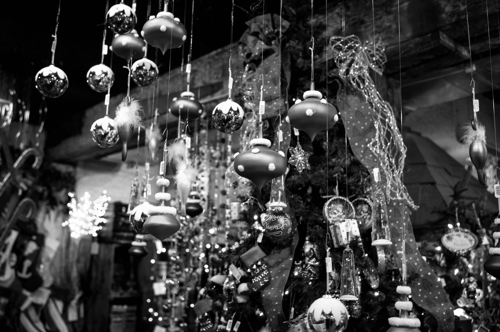 Frosted Holiday Ornaments