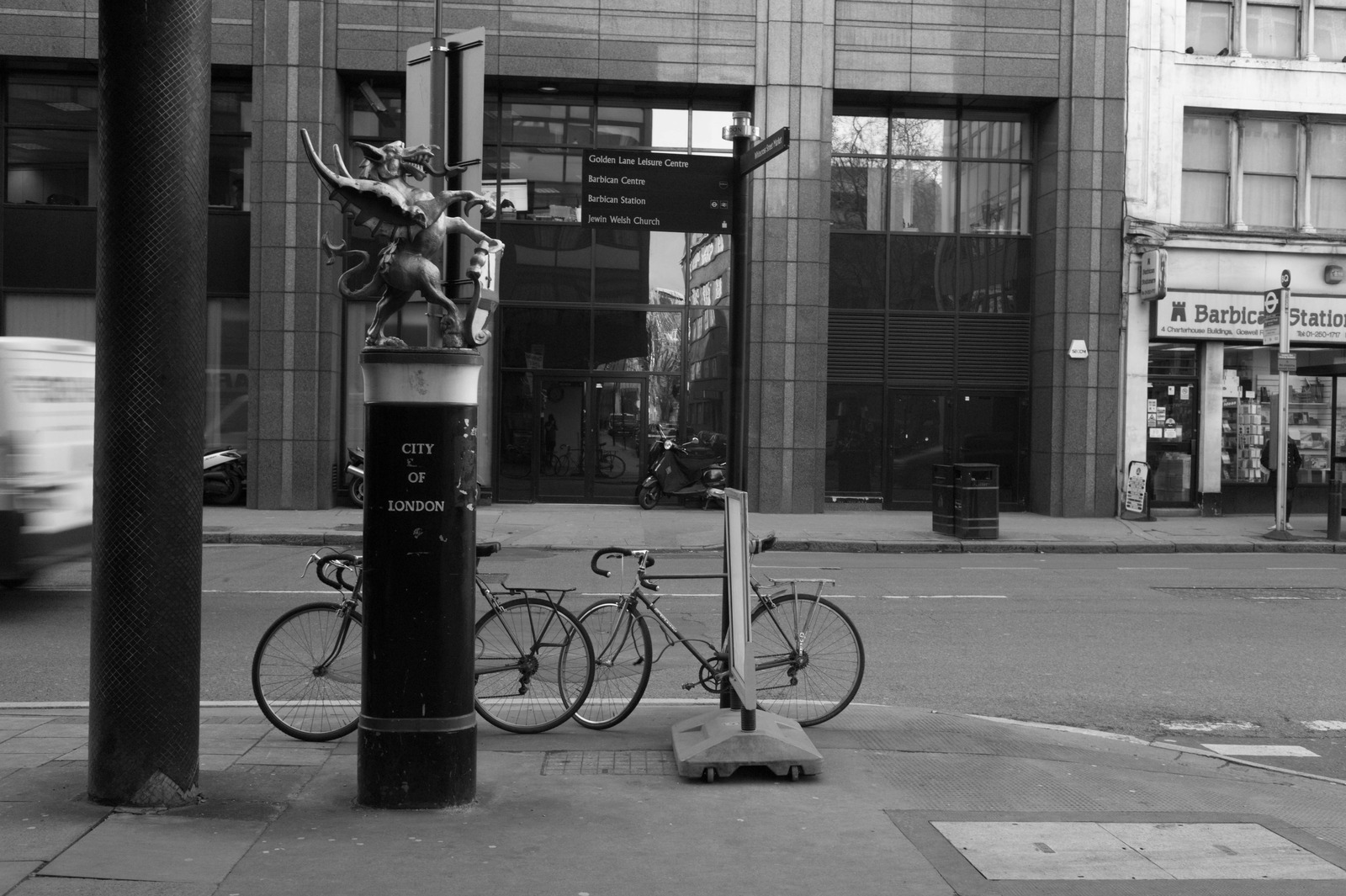 Urban Shadows in Monochrome