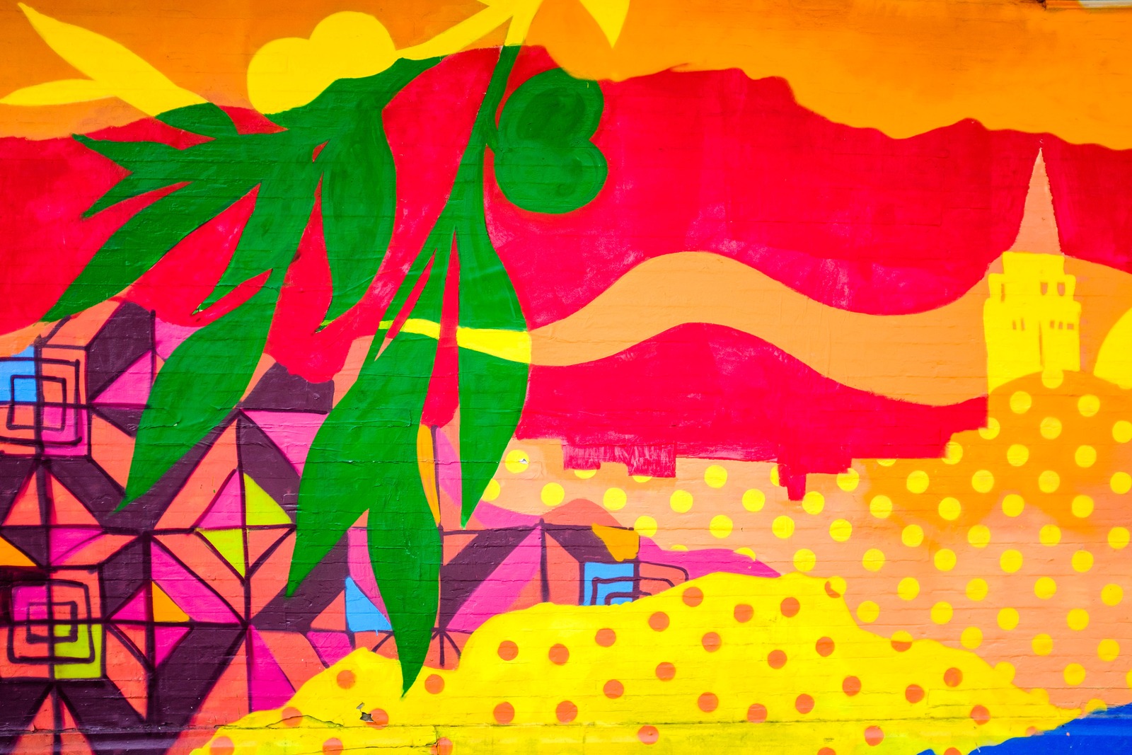 Vibrant Urban Canvas