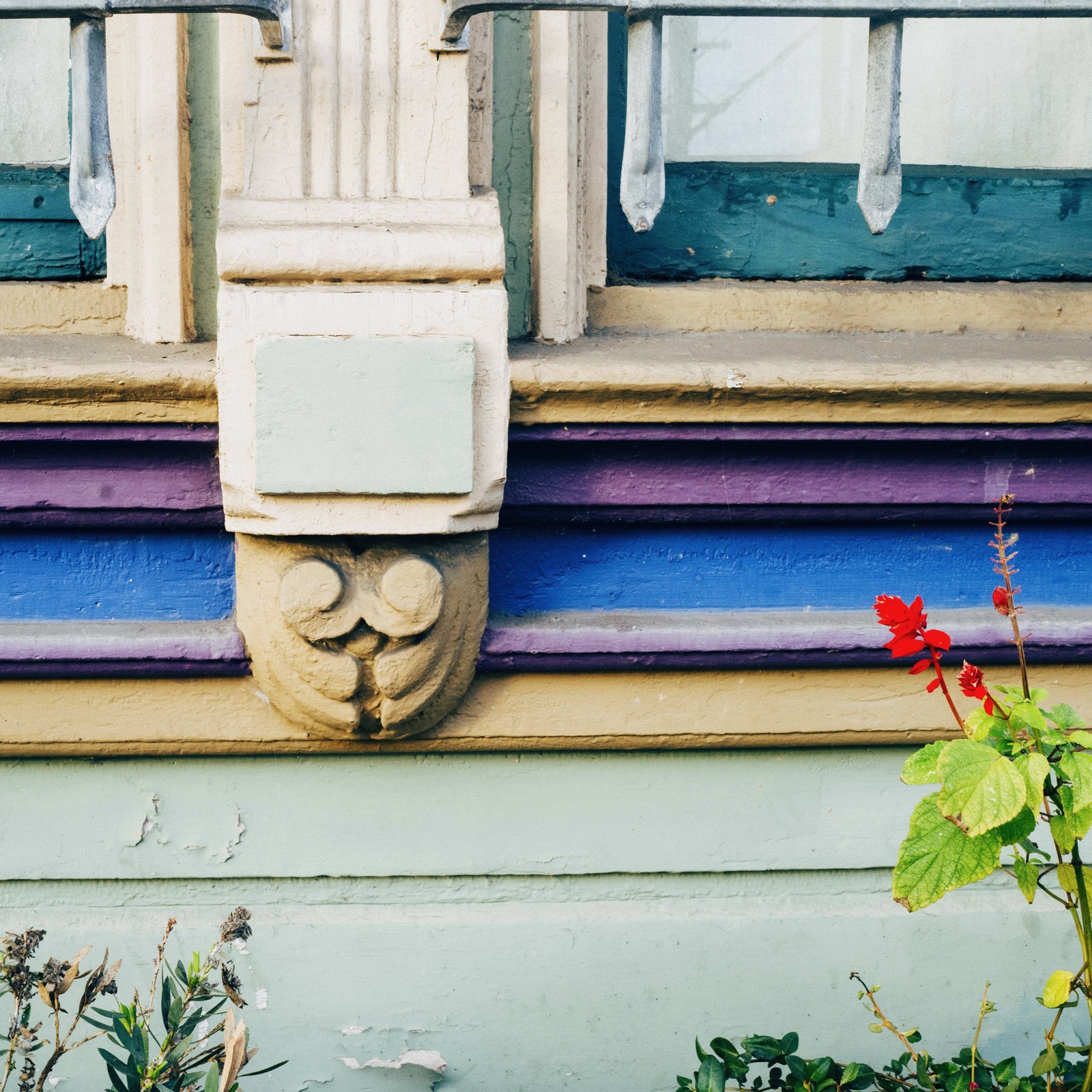 Colorful Architectural Detail