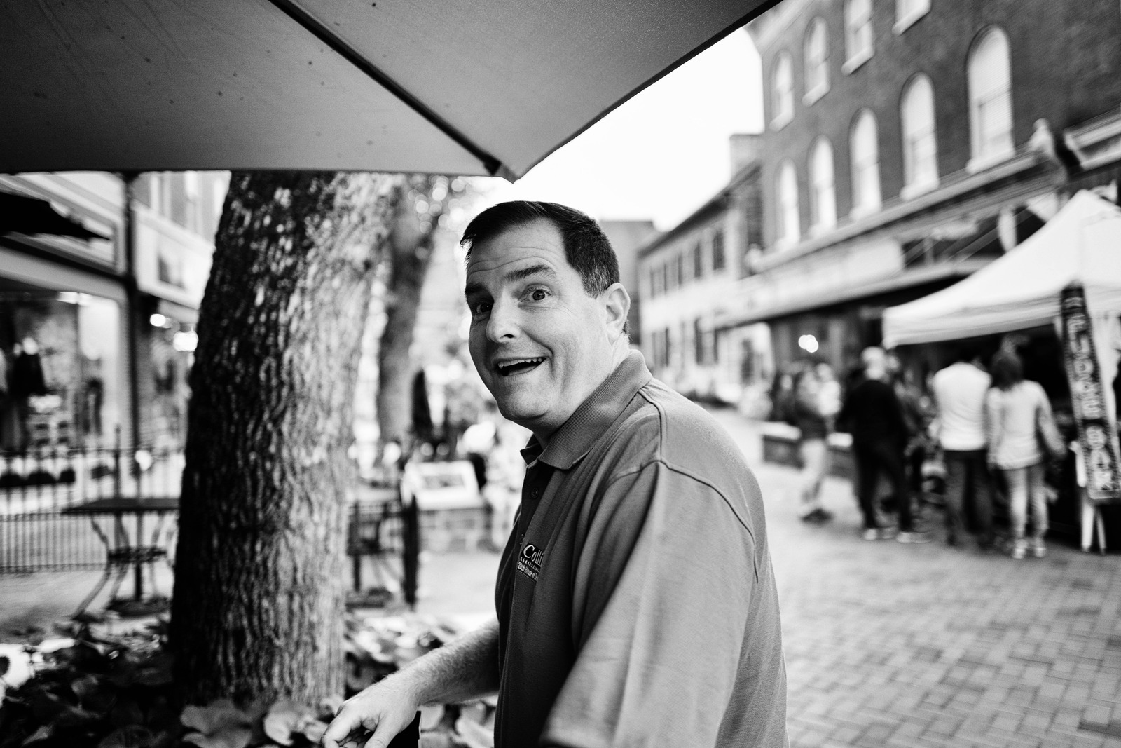 Joyful Street Encounter