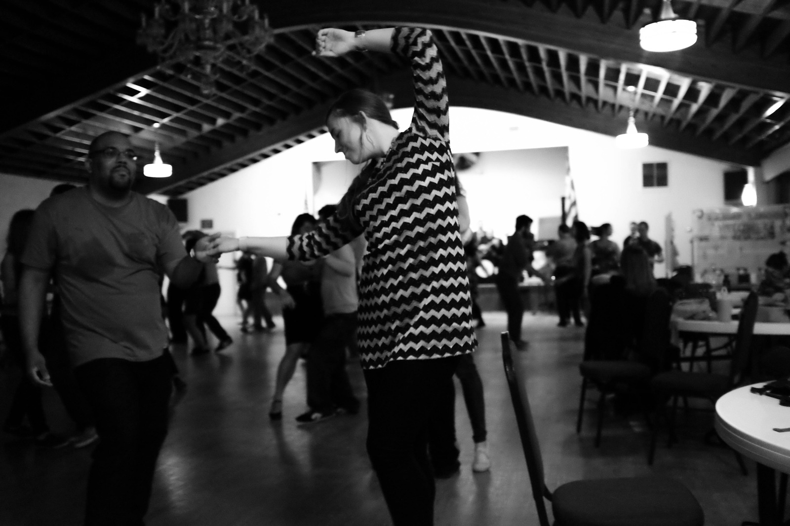 Dance Night in Monochrome