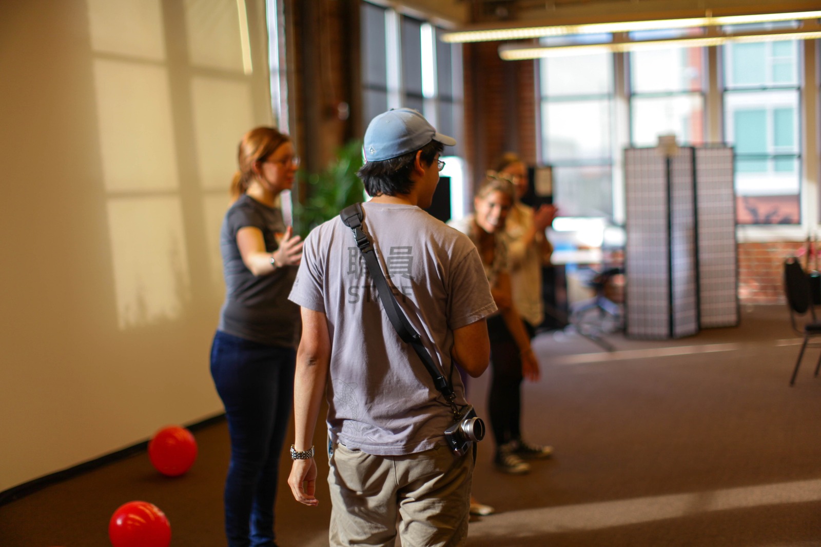 Casual Moment at Work