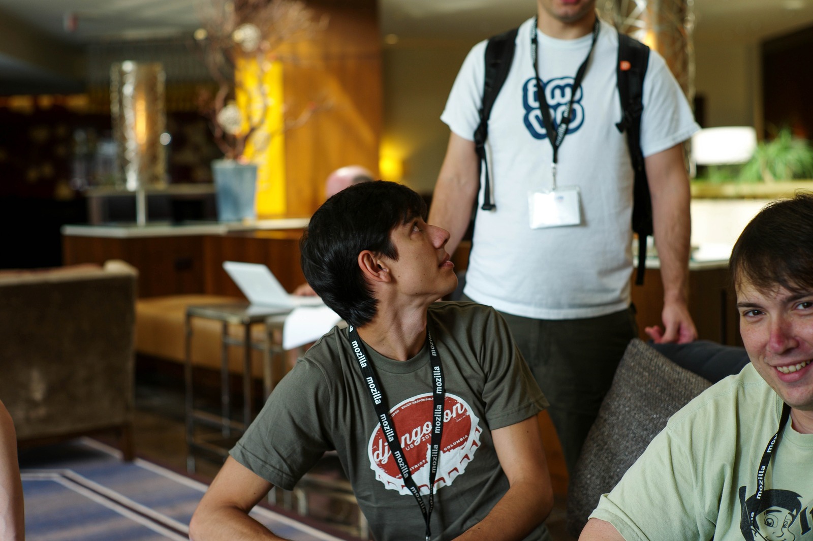 Casual Conversations in a Lounge