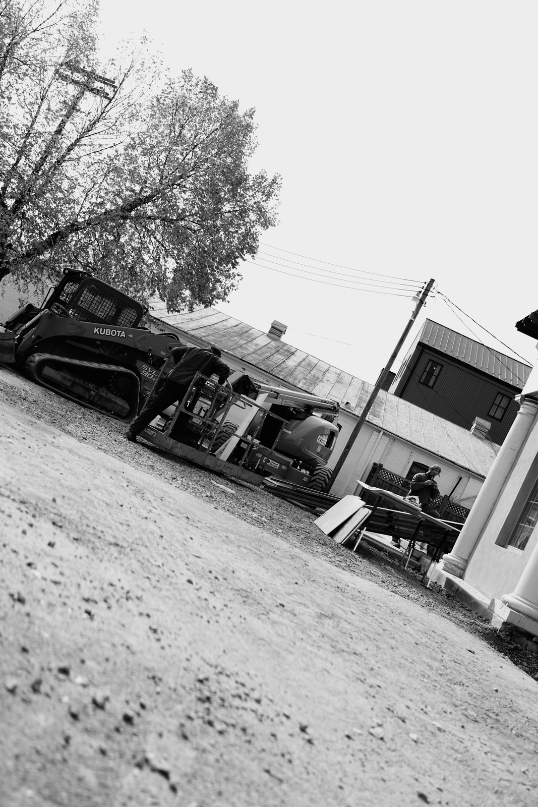 A Quiet Day in Black and White