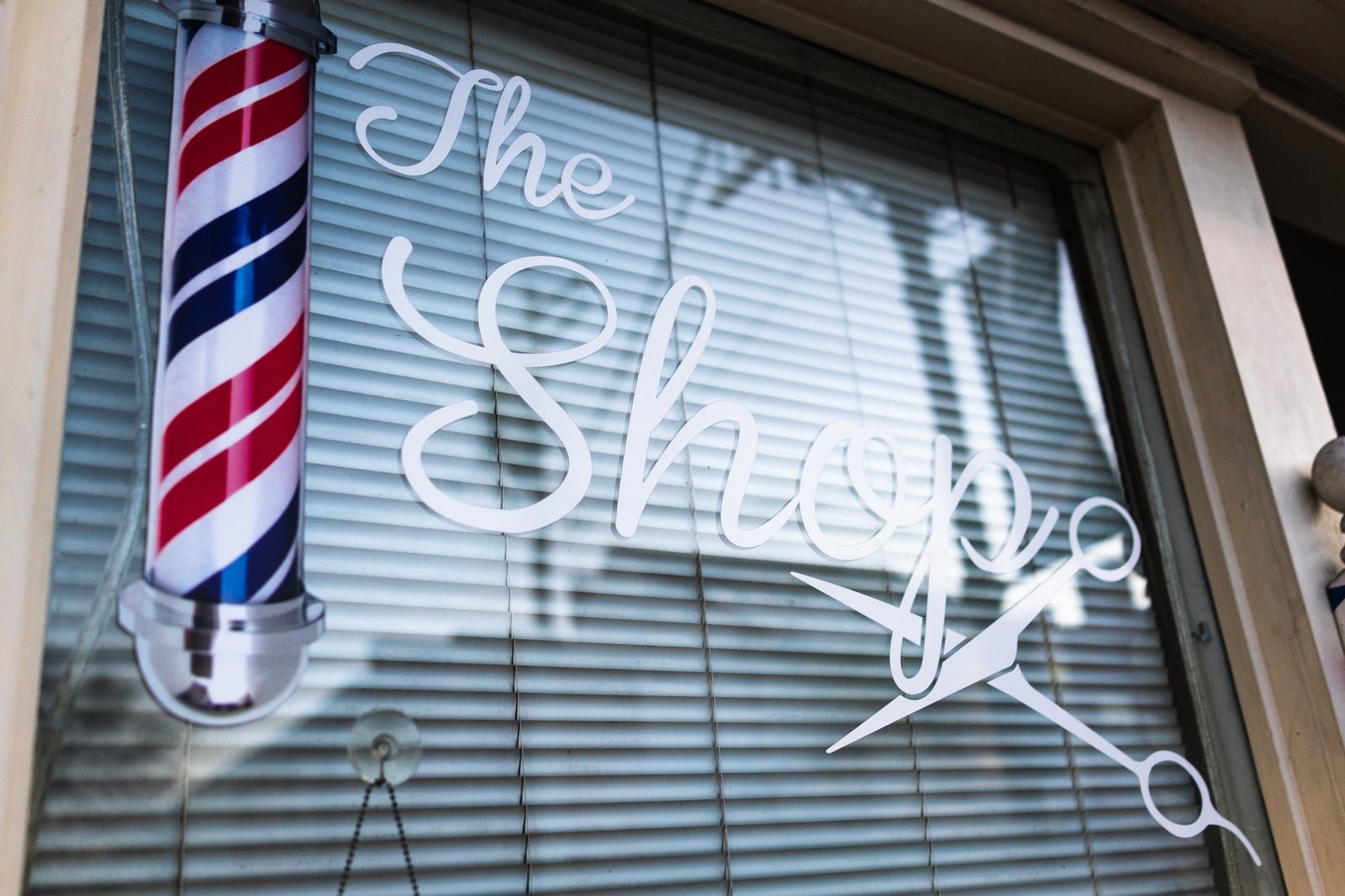 Charming Barbershop Window