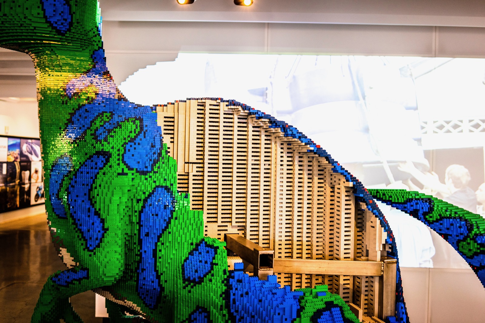 Colorful LEGO Sculpture