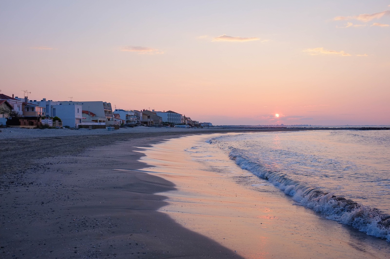 Serene Shoreline at Dusk