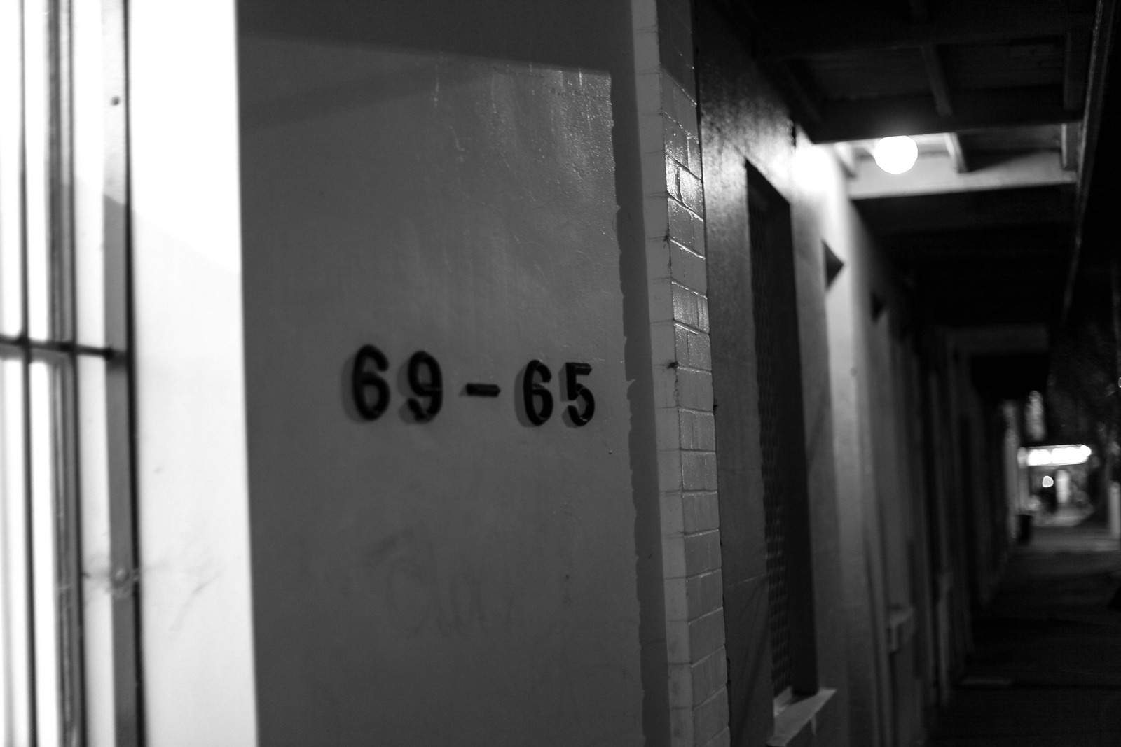 Dimly Lit Passageway