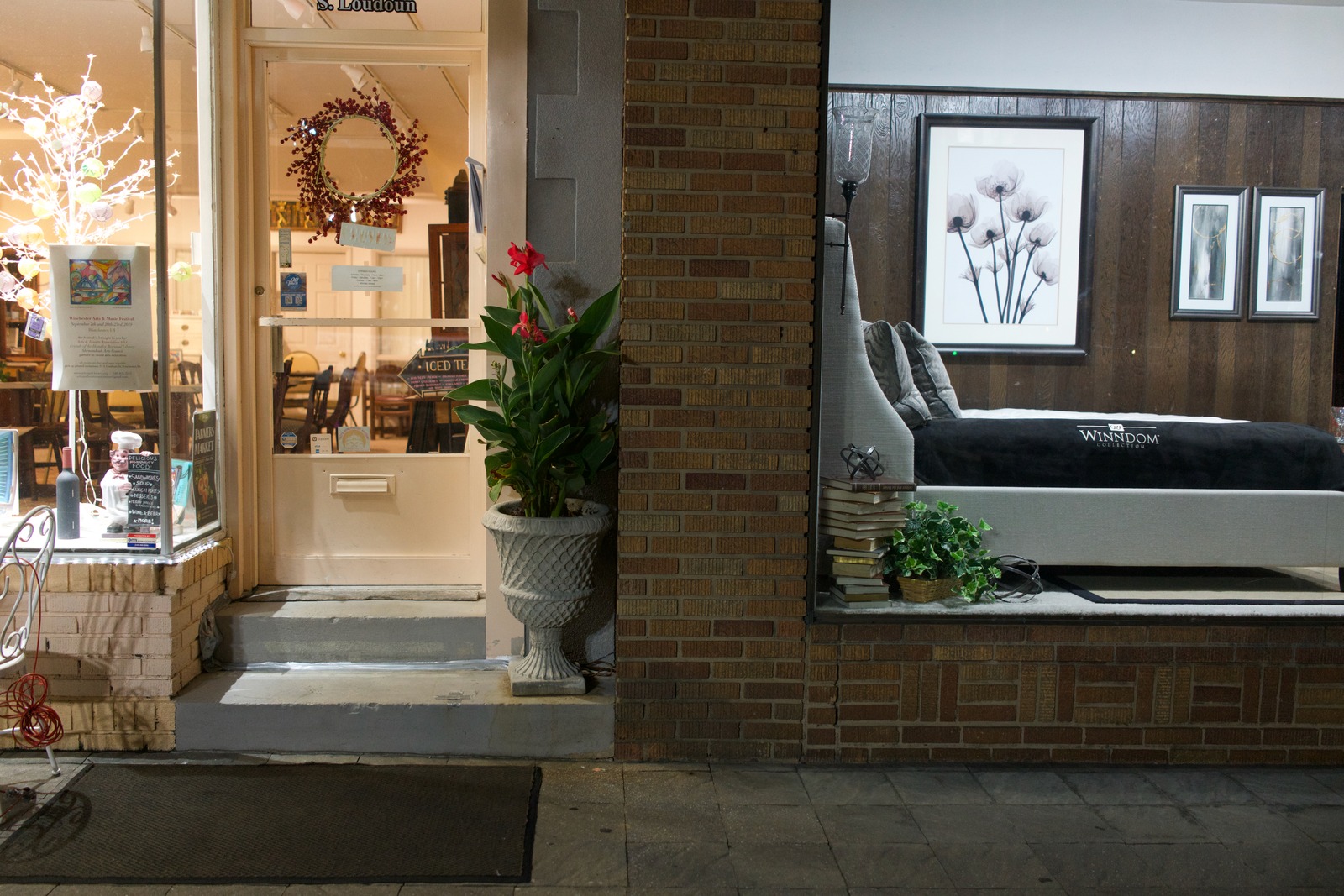 Nighttime Storefront Serenity