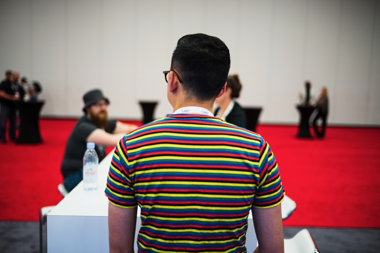 Vibrant Encounter in Red