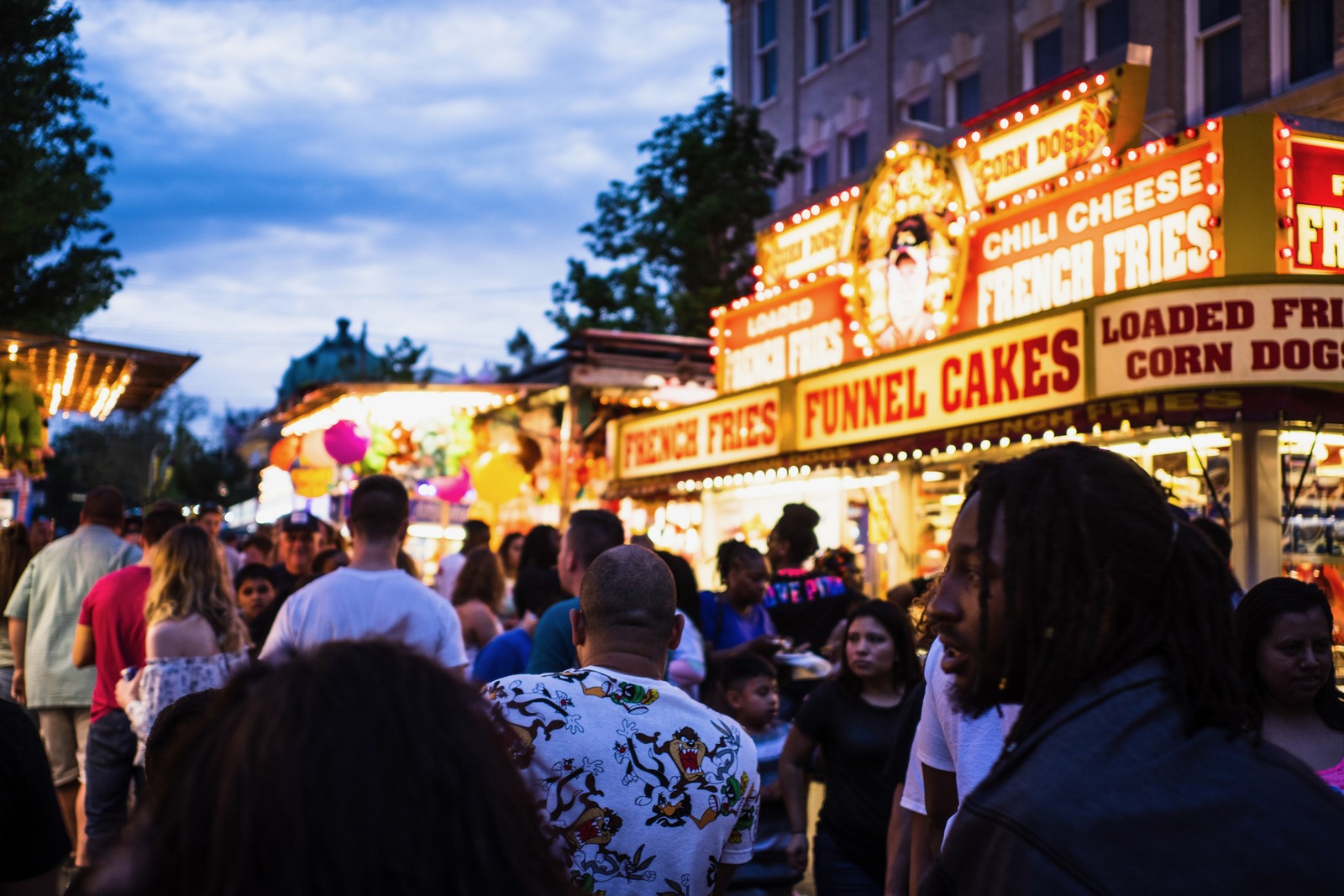 Colorful Carnival Evening