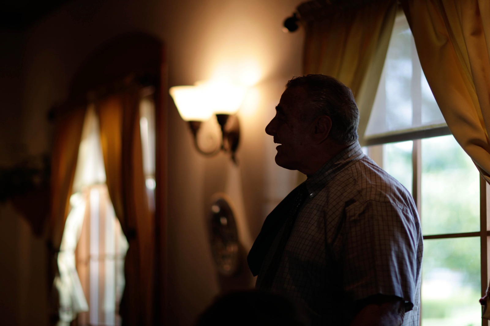 Silhouette in a Soft Glow