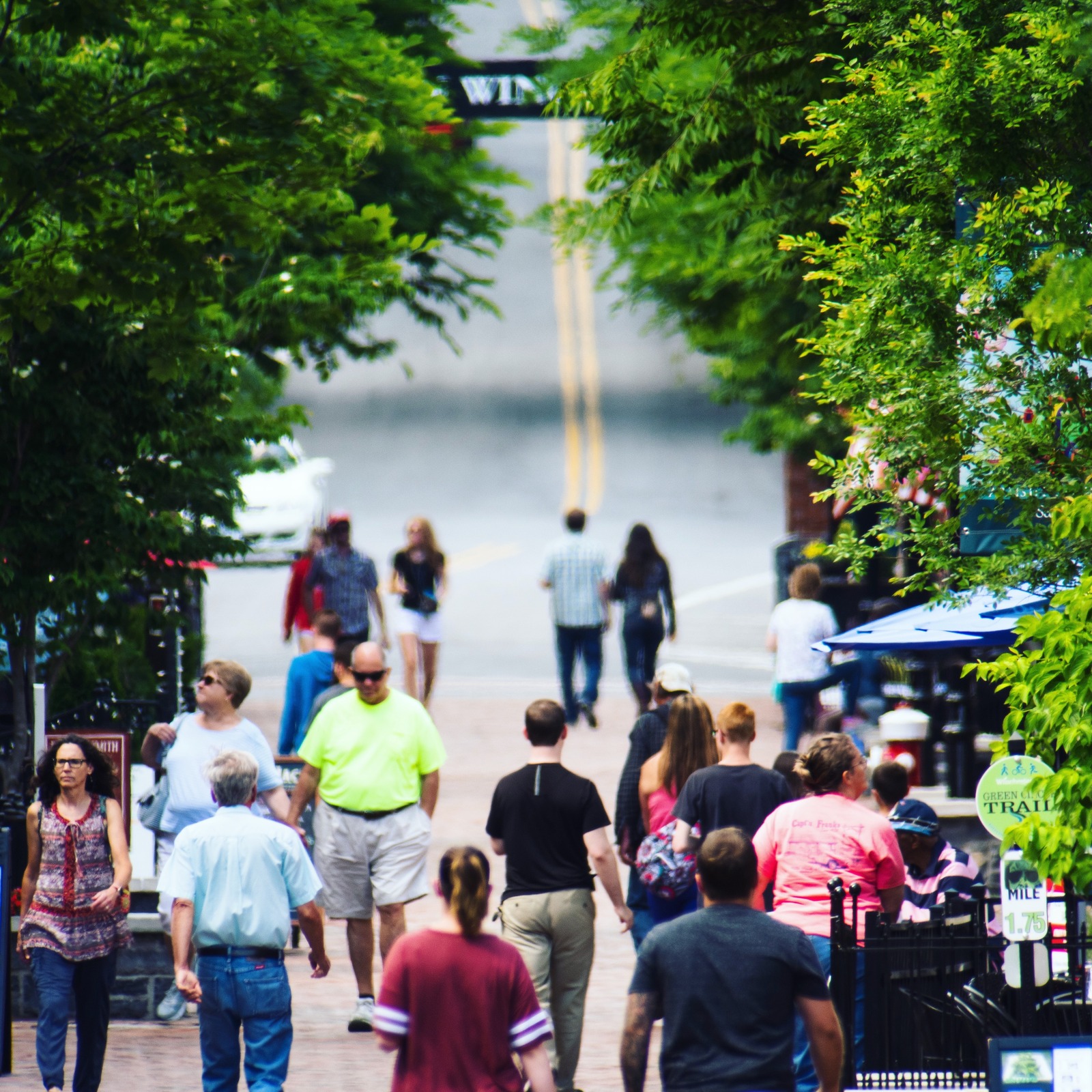 Urban Stroll in Vibrant Colors